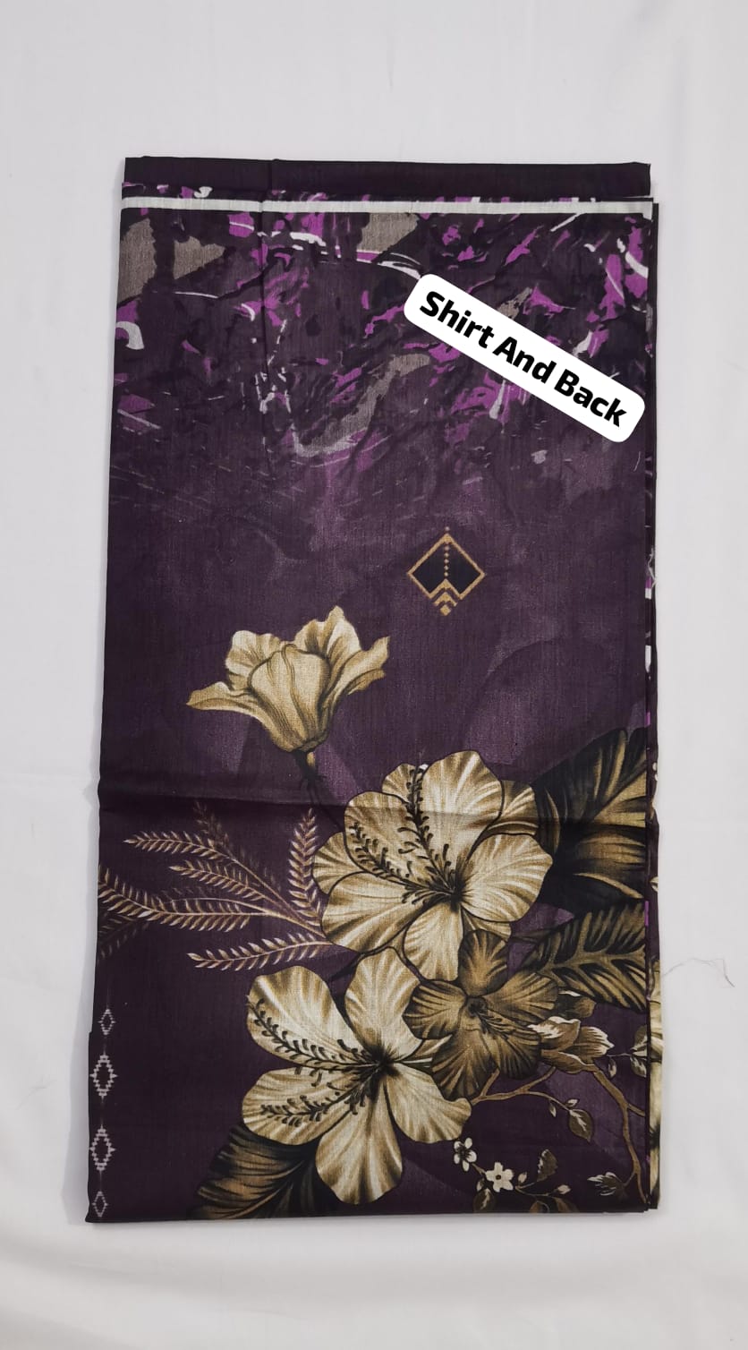 Lara Studio Maham Libas Vol-1479 | 3-Piece Lawn Suit – Bold Digital Print Shirt, Crinkle Bamber Dupatta & Cotton Trouser